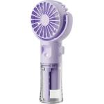  Ръчен Вентилатор с Мъгла - 4 Скорости, До 9ч Батерия, Atron F4 (F4-white)