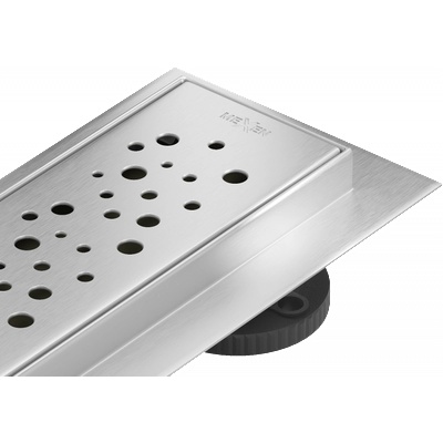 Mexen Flat 360° M12 въртящ се линеен сифон 50 см, инокс - 1021050-40 (1021050-40)