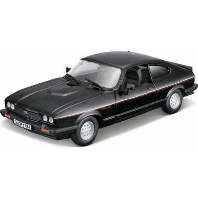 Bburago Autá HOBBY Plus Ford Capri 1600 GT (1982) čierna 1:24