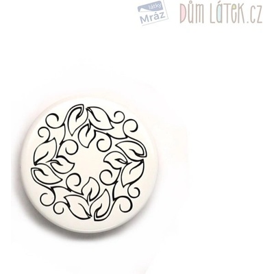 Gombík s ornamentom