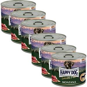 Happy Dog Конски месо Pure Montana - 6 x 200 г