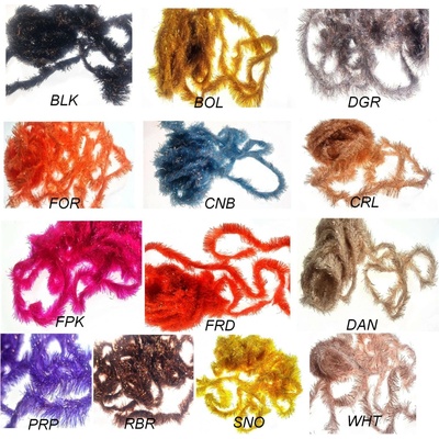 Semperfli Šenylka Copper Tinsel Fleck 15mm Large Brown Olive