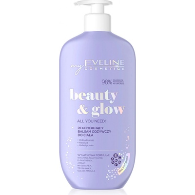 Eveline Cosmetics Beauty & Glow All You Need! regenerační tělový balzám s vyživujícím účinkem 350 ml