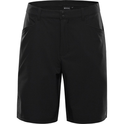 ALPINE PRO Мъжки softshell къси панталони с cool dry ALPINE PRO BAK 2 black ALPINE PRO | Cheren | МЪЖЕ | 44