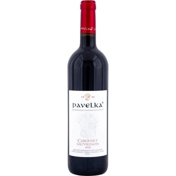 Pavelka a Syn Cabernet Sauvignon Výber z Hrozna 13,5% 0,75 l (čistá fľaša)