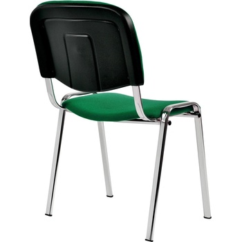 Antares Посетителски стол Antares TAURUS ТC TNT, до 120кг, дамаска, хромирана основа, зелен (TAURUS-TC-TNT-C34)