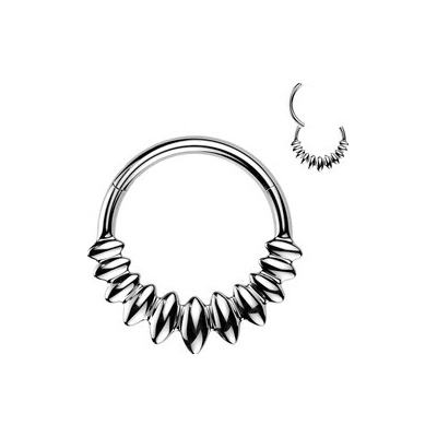 Šperky4U Ocelový piercing segment kruh SG134-1210