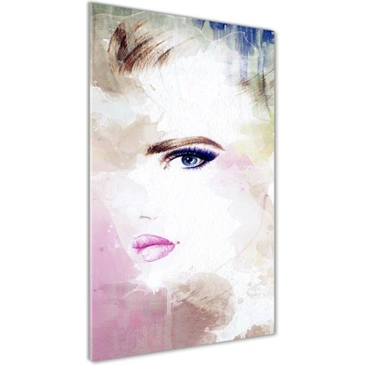 Vertikálny fotoobraz na skle Abstrakcie žena 50x100 cm