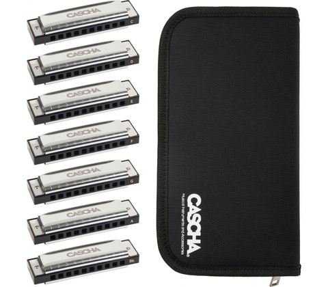 Cascha Blues Harmonica Set
