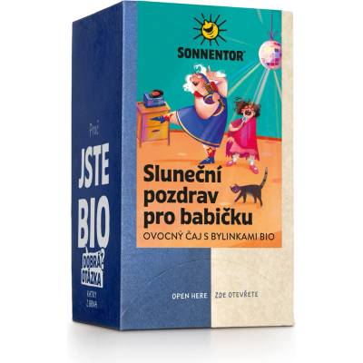 Sonnentor Sluneční pozdrav pro babičku bio (nový design) 45 g porc. dvoukomorový balení 6 ks