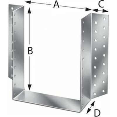 Simpson Strong-Tie BSD160/200 Trámová botka typ BSD 160 x 200 mm
