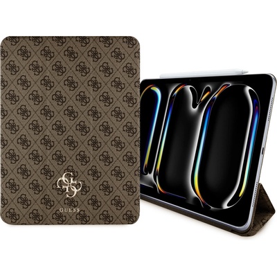 Guess iPad Pro 11 2024 brown Magnetic 4G Big Logo GUFC11PM24PS4SGW