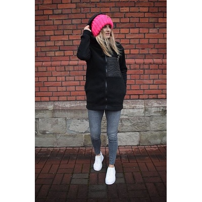 M.ASCH-Be original Lamb Hoodie Zip Black
