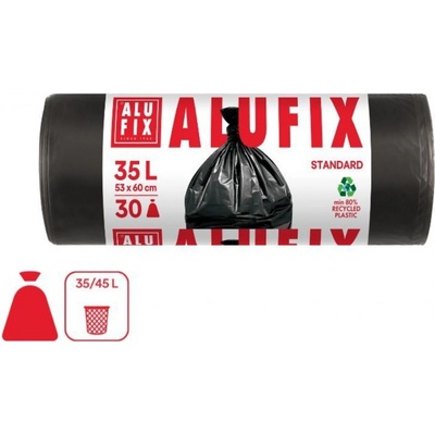 Alufix Pytle HDPE 35 l 9 µm 30ks černé