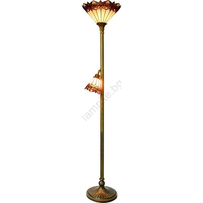 PREZENT 244 - Подова лампа TIFFANY 1xE27/60W/230V + 1xE14/25W (244)