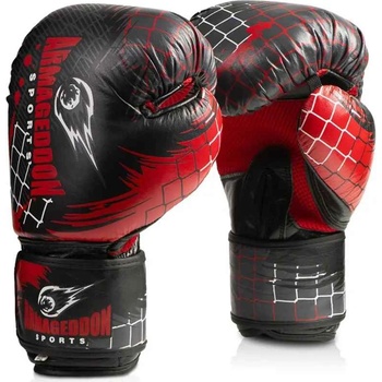 Image 1 of Armagedon sports Боксови ръкавици естествена кожа Armageddon Sports, Черен (ARM110-BLACK)