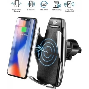  Smart Sensor S5 - aвтоматична стойка за кола, безжично зарядно, Fast Wireless Charger