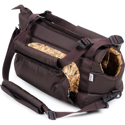 Iridog Taška na psa CARRIE no.5 se špunty 31 x 24 x 46 cm