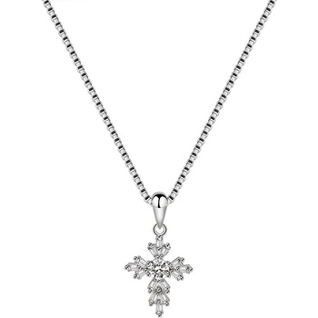 Silenti Jewelry Сребърно колие "Кръст