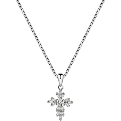 Silenti Jewelry Сребърно колие "Кръст