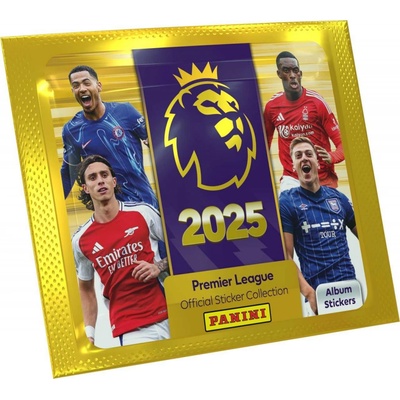Panini fotbalové samolepky Panini Premier League 2024 2025 balíček – Zboží Mobilmania