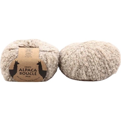 Drops Alpaca Bouclé 2020 světle béžová