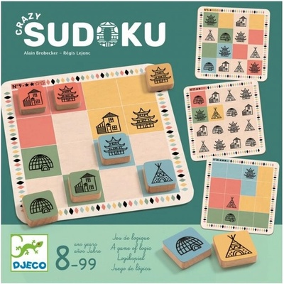 Chytré sudoku s dřevěnými kameny DJECO