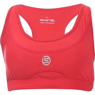 Skins Women's Elite Medium Impact Sports Bra - Red
