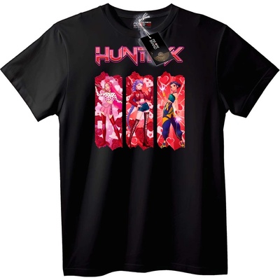 NOONEBRAND Тениска Hunter X Аниме Момичета - L, Black