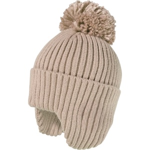 maximo Детска зимна шапка (beanie) maximo Kids' Mini Beanie with Pom-pom Beanie - Light Brown Melange - размер 49-51 cm (904-5100-0311)