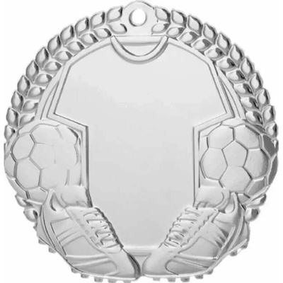 MMC7076 Strieborná futbalová medaila ø 70 mm