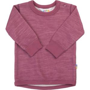 Joha Детски вълнен пуловер Joha Kid's Blouse with Long Sleeves Merino base layer - Bordeaux - размер 70 (704-6193-0112)