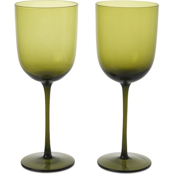 Ferm Living Чаши за червено вино Host зелен мъх 2 бр (1104267626)