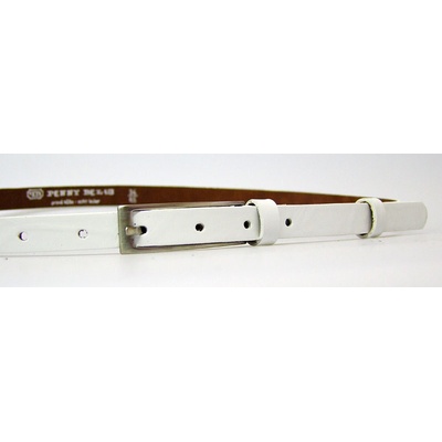 Penny Belts dámský kožený opasek bílý 60062-0102