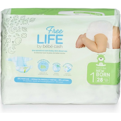 Bebé Cash Premium Newborn 2-4 kg 28 ks