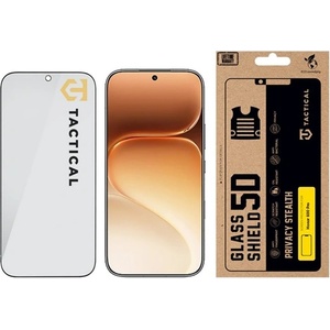 Tactical Honor 600 Pro TACTICAL GLASS SHIELD PRIVACY STEALTH 5D стъклен екранен протектор 5D, защита от погледи, ЧЕРЕН 57983130522 (57983130522)