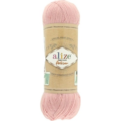 Alize Superwash Artisan 161 pudrově růžová
