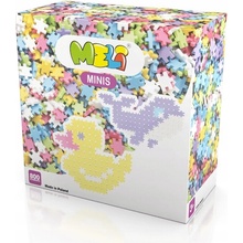 Meli Konštrukčné kocky Wafle Minis Pastel 800 ks