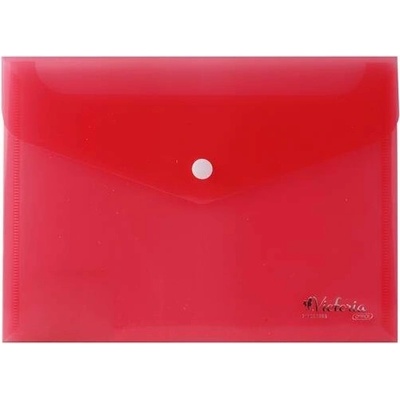 Obal na patent, A5, PP, VICTORIA OFFICE, červená