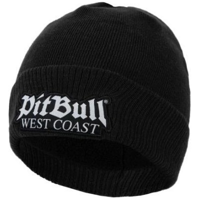 PitBull West Coast zimní pletená čepice One Tone OLD Logo čierna
