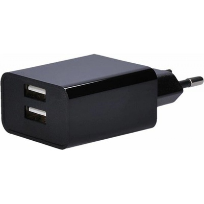 Solight USB nabíjecí adaptér, 2x USB, 3100mA max., AC 230V, černý DC48A