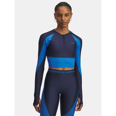 Дамска тениска Under Armour UA HG Rib 1/4 Zip-BLU Under Armour | Sin | ЖЕНИ | XS