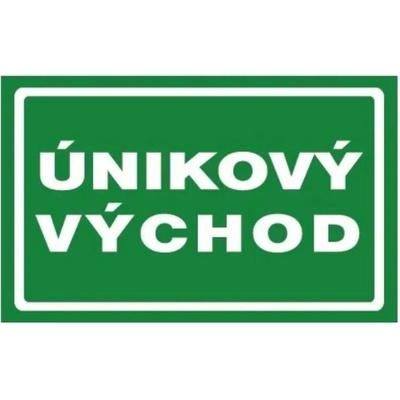 TABULE bezpečnostní Únikový východ 12512 21 x 10 cm
