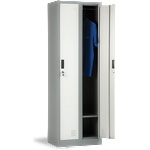 Carmen Метален шкаф Carmen CR-1242-2 J LUX - сив / тъмносив (3580015_2) - bay
