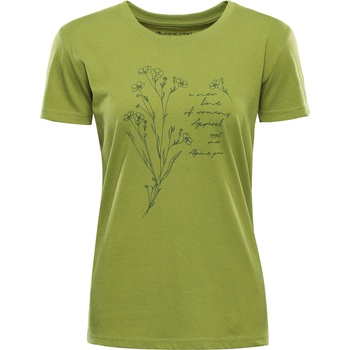 ALPINE PRO Дамска тениска от органичен памук ALPINE PRO TERMESA 3 green oasis вариант pb ALPINE PRO | Zelen | ЖЕНИ | XS