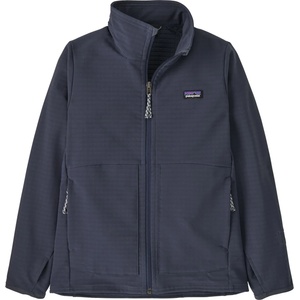 Patagonia Детско софтшел яке Patagonia Kid's R1 Techface Jacket Softshell jacket - Smolder Blue (703-5297-0213)