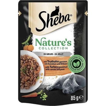 Sheba Natures Collection Turkey пълноценен пауч за котки с пуешко в желе 85gr
