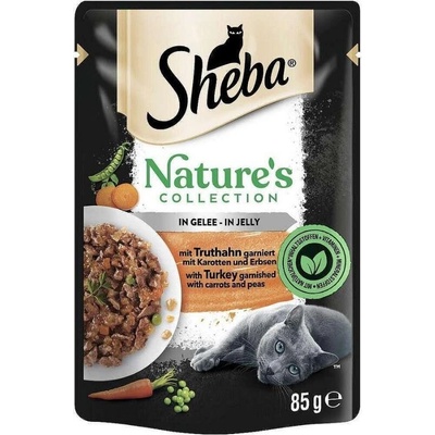 Sheba Natures Collection Turkey пълноценен пауч за котки с пуешко в желе 85gr
