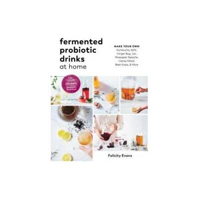 Fermented Probiotic Drinks at Home: Make Your Own Kombucha, Kefir, Ginger Bug, Jun, Pineapple Tepache, Honey Mead, Beet Kvass, and More
