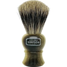 Simpson Islington Faux Horn Pure Badger S